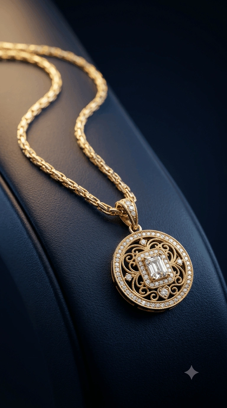 Luxury Jewelry Cinematic Ad – Dark Premium Product Photography