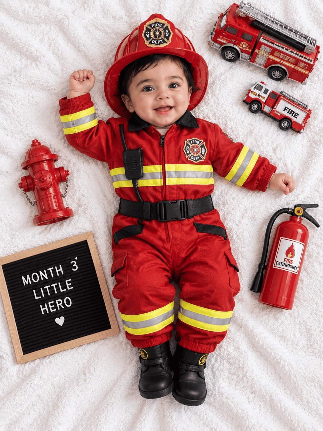 Baby Milestone & Career-Themed Flat-Lay Photography