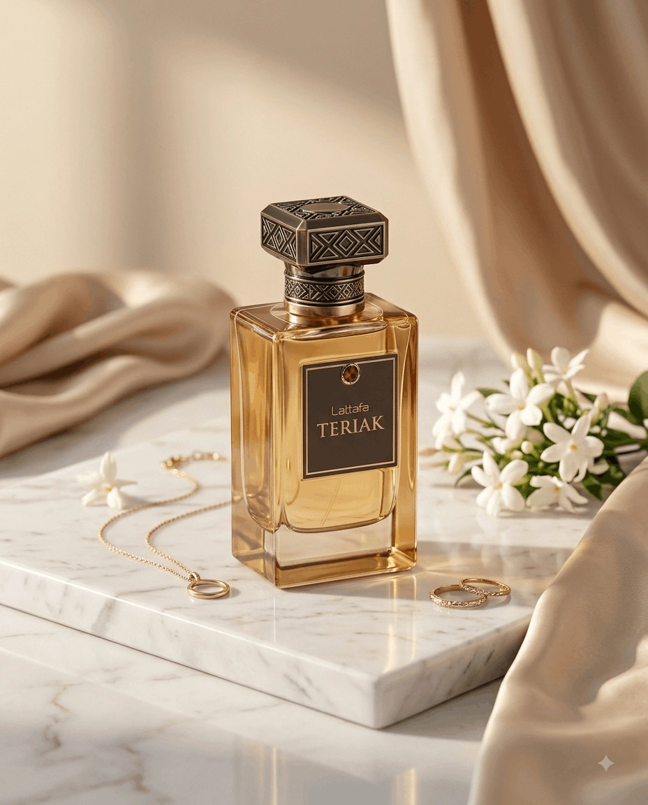 White Marble Perfume Product Photography AI Prompt